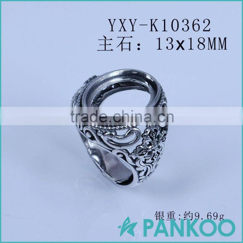 925 sterling silver blank ring , Silver ring without stone Women accessories