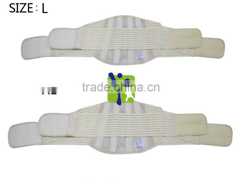 Breathable net lumbar support with strengthen belt, medical back support