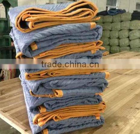2015 good quality Binding printed Big size warehouse Blanket for Australia Furniture Removalist Blankets