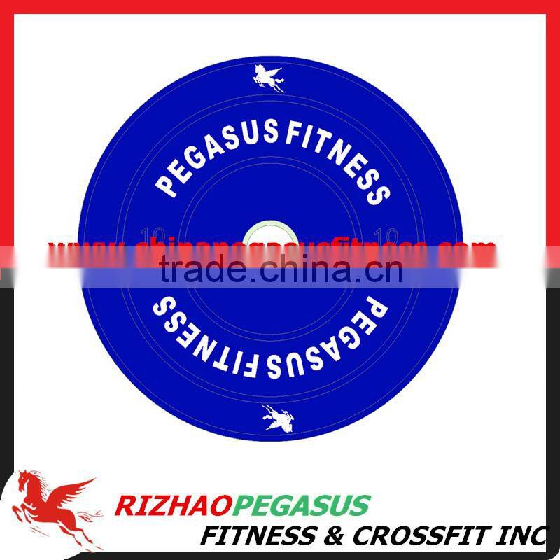 Bumper plates crossfit training,rubber bumper plate