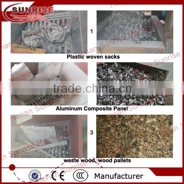 Twin shaft waste tire shredder machine 008613849044466