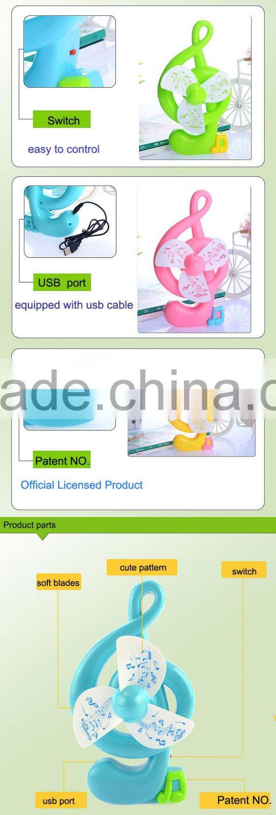 New products 2016 rechargeable portable usb mini air cooling fan with strong wind