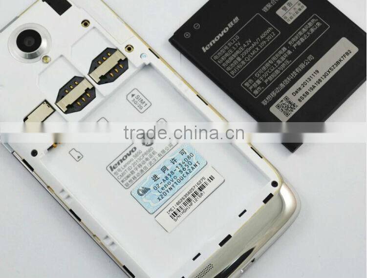 Original Lenovo phone S650 MTK6582 1.3MHz Quad Core Android 4.2 4.7" Gorilla Glass Screen 1GB RAM 8GB ROM Mobile Phone
