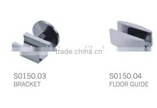 stainless steel sliding glass door glass clamp buckle