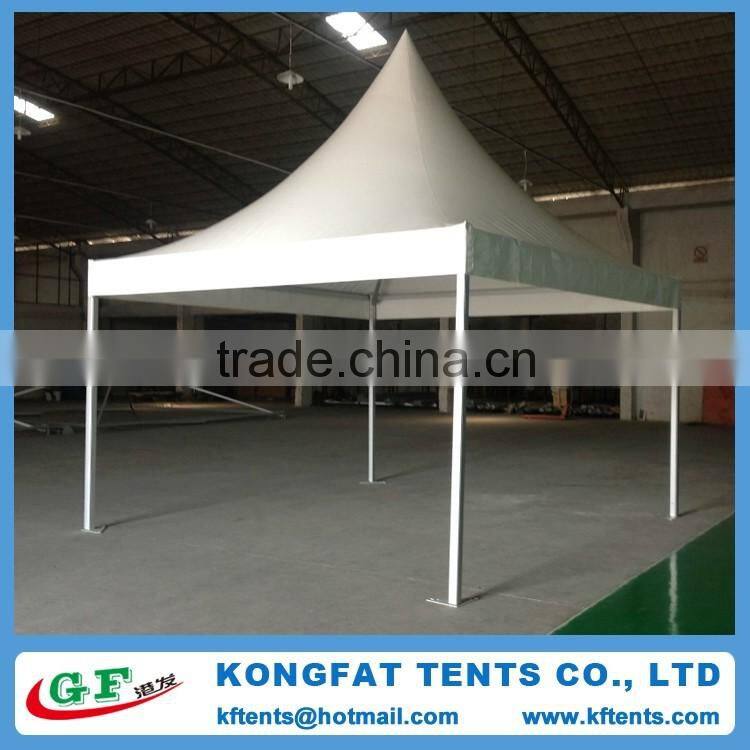 Hot selling aluminum alloy frame structure umbrella market pagoda tent for concert
