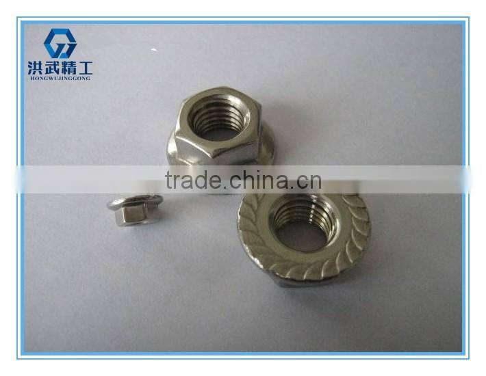 China Hexagon nuts with flange