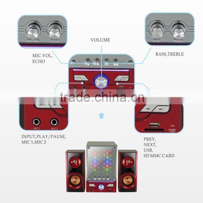 Christmas new classic hifi 6.5 inch subwoofer bluetooth sound master speaker made in China