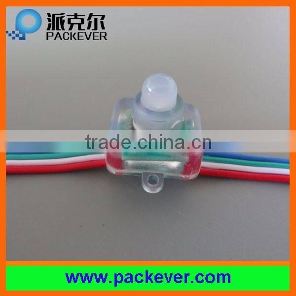 12mm 5V/12V full color square shape ws2801 LED pixel strand