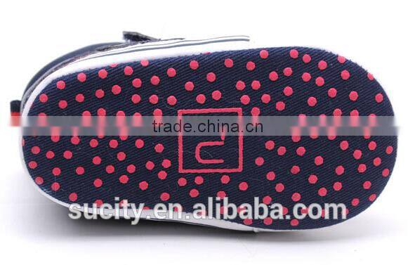 2014 elegant fabric newborn baby shoes like sport shoes design