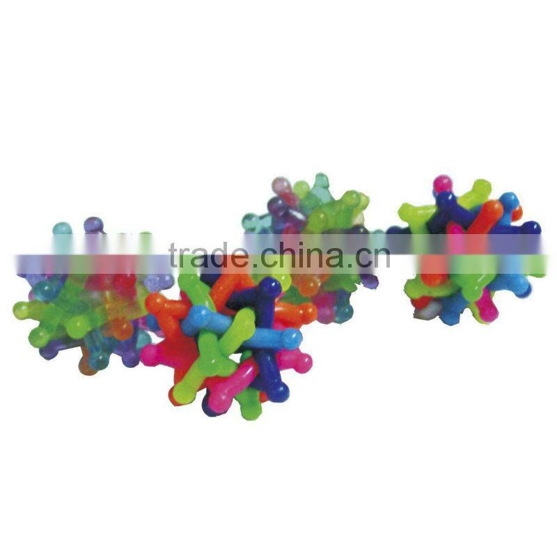 Flashing colorful bouncing ball toys