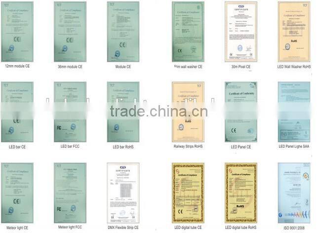 CE RoHS approved dmx rgb outdoor led inground lights