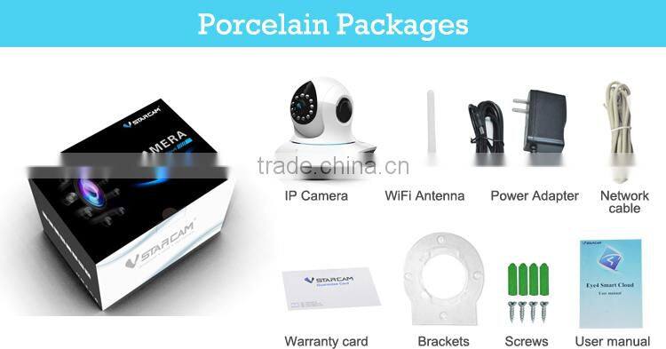 VStarcam PnP H.264 ONVIF IR CUT two way audio Wifi baby camera