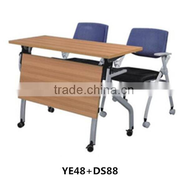 Superior school desk and chair Classroom furniture Wooden study table for sale YE48+DS88