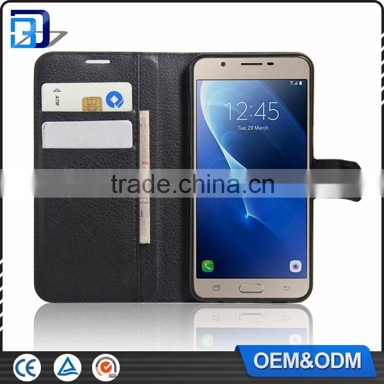 For Samsung Galaxy C5 Leather Case, Litchi Skin Leather Flip Case For Samsung Galaxy C5 C5000 Cell Phone Accessories