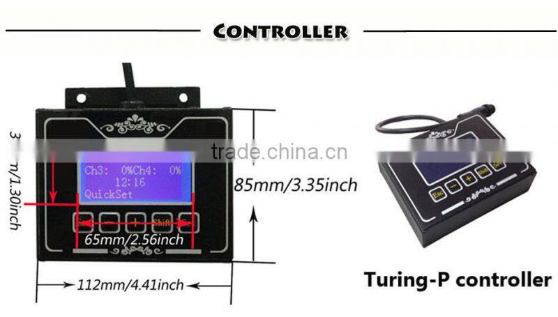 DSunY new programmable light auto dimmable marine led aquarium light with quiet fan