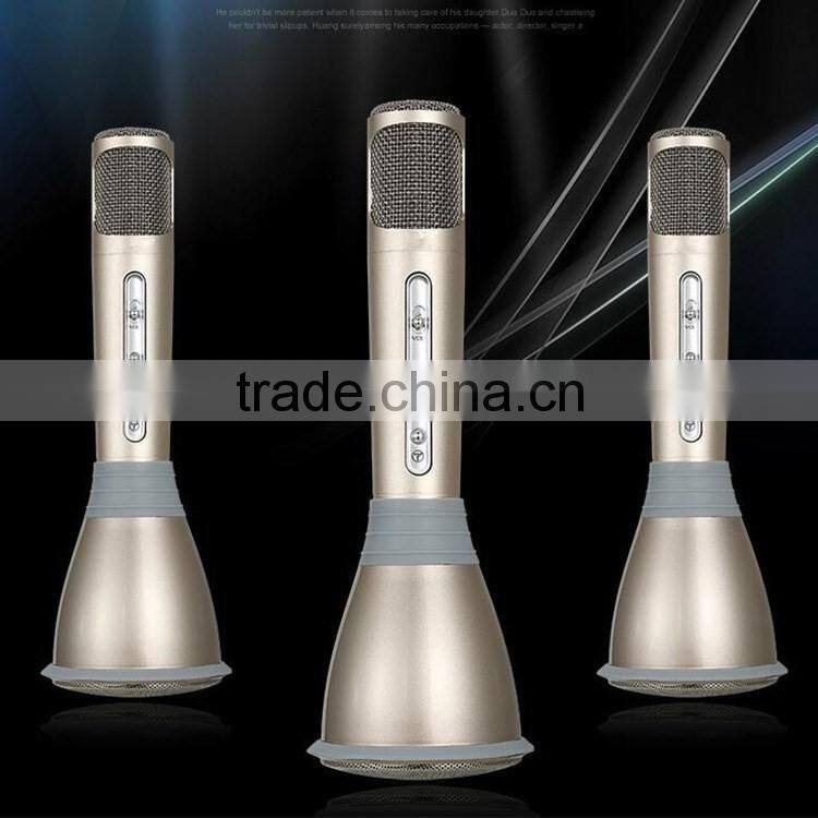 High quality mini portable wireless bluetooth microphone karaoke microphone