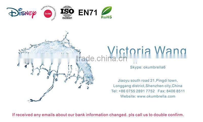 Transparent umbrella straight umbrella auto open umbrella