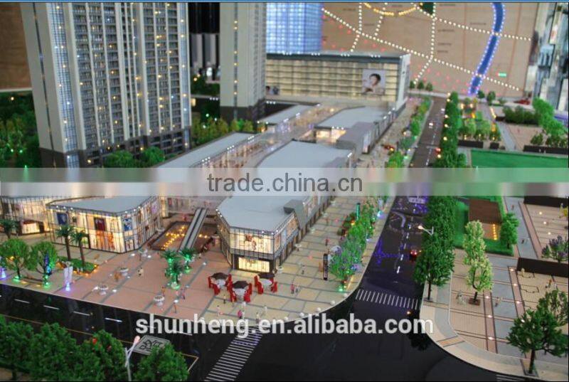 miniature building scale model,commercial center architectural scale model