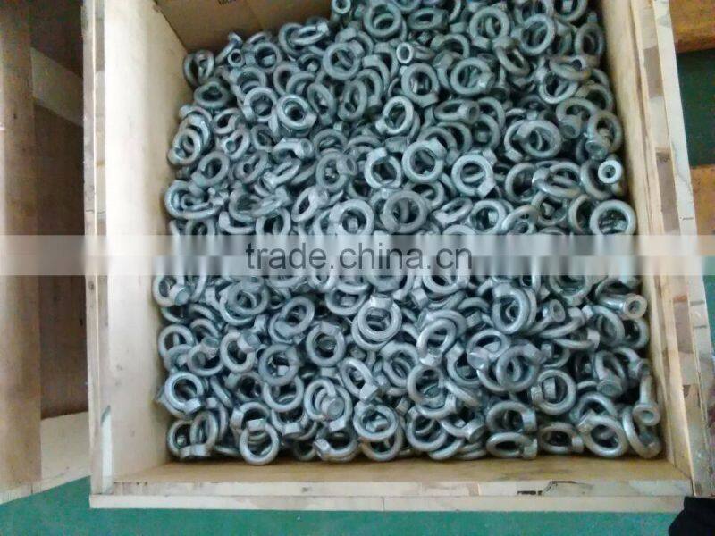 Bolt with O type extension nut for electric transmission line fittings