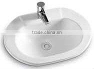 721 Elgant porcelain basin above counter basin washing basin