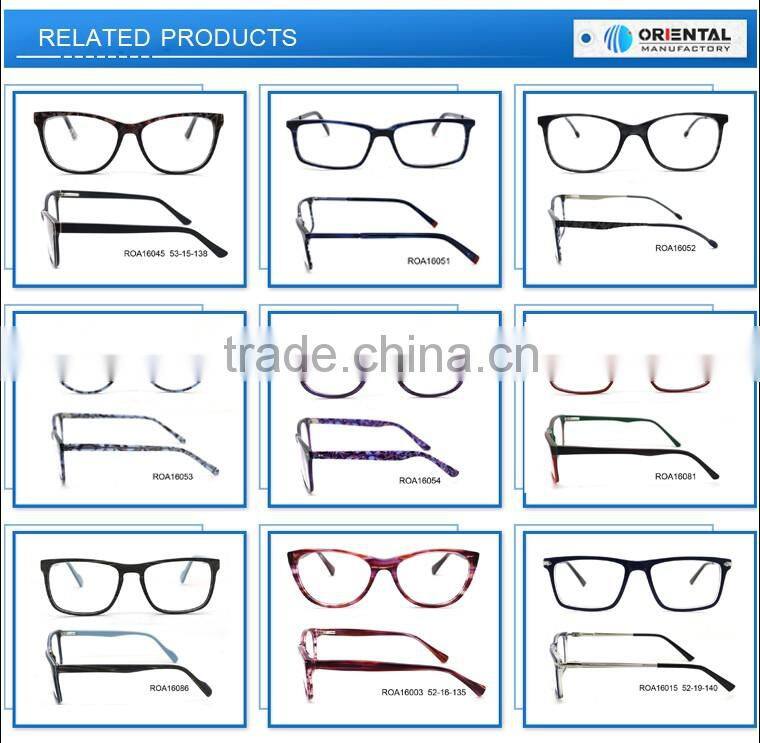 Textured Acetate glasses Pure Color in Middle Commercial Eyewear Frame