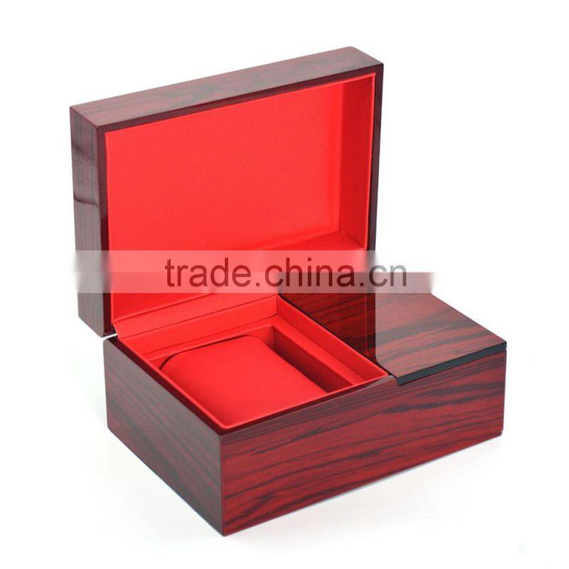 Customized and wholesale luxury wooden watch packing box,painted watch box
