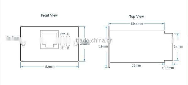 DM801 SNMP Card for Single Phase Three Phase UPS