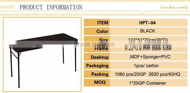 Rectangular folding table for study