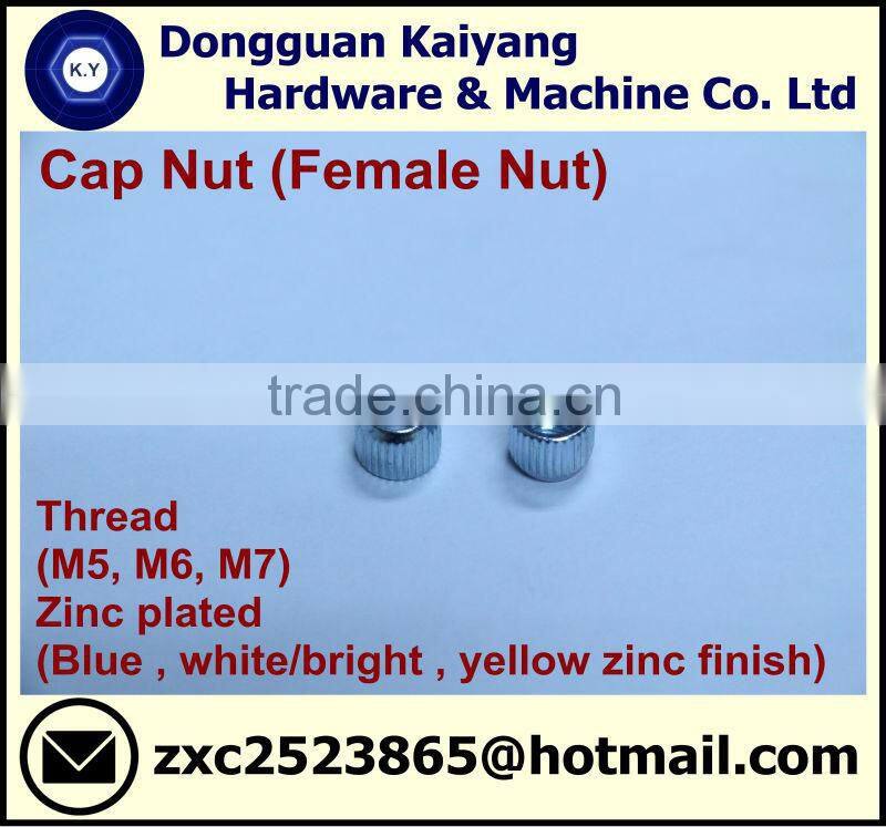 Brad Hole Tee Nut (Furniture Fastener); M6, M8, M10. M12