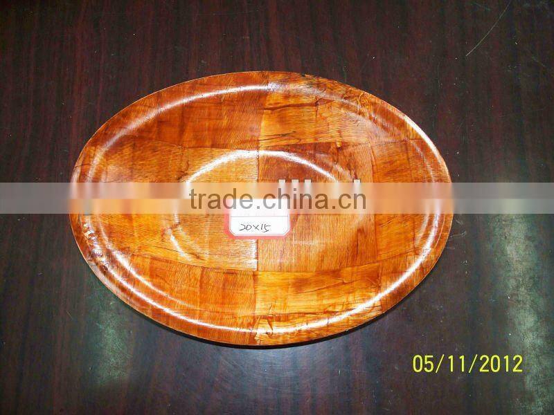 Craft wooden bowls ,bamboo plates