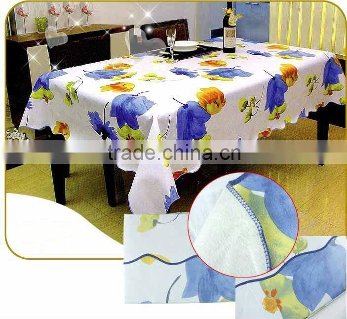 Outdoor Picnic Umbrella Table Cover with Zipper and Elastic Edging