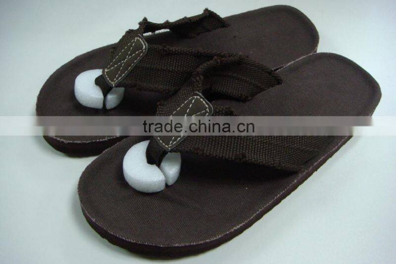 fashion beach summer canvas casual flipflops for men 2015