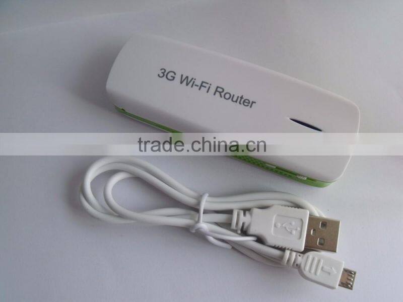 Portable 3G WiFi Router 3G Mobile Hotspot Support WCDMA and CDMA