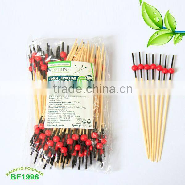 short 9cm red single ball ass Toothpick