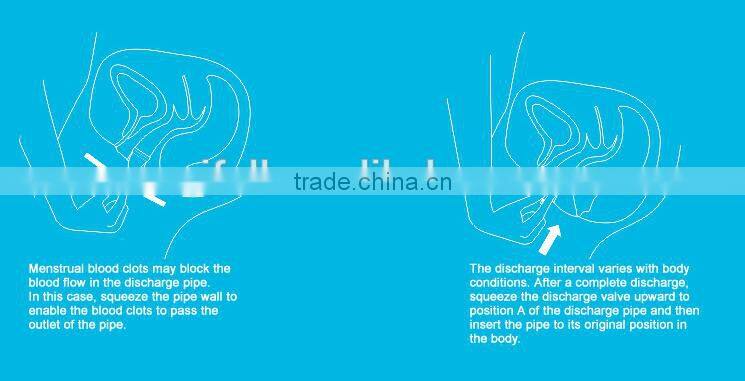 transparent shined surface and Soft Reusable Cups for Lady Menstrual Period Wholesale