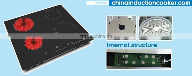 Newest Model Electric Ceramic Combine Cooker 4 Burner Hybrid Cooker