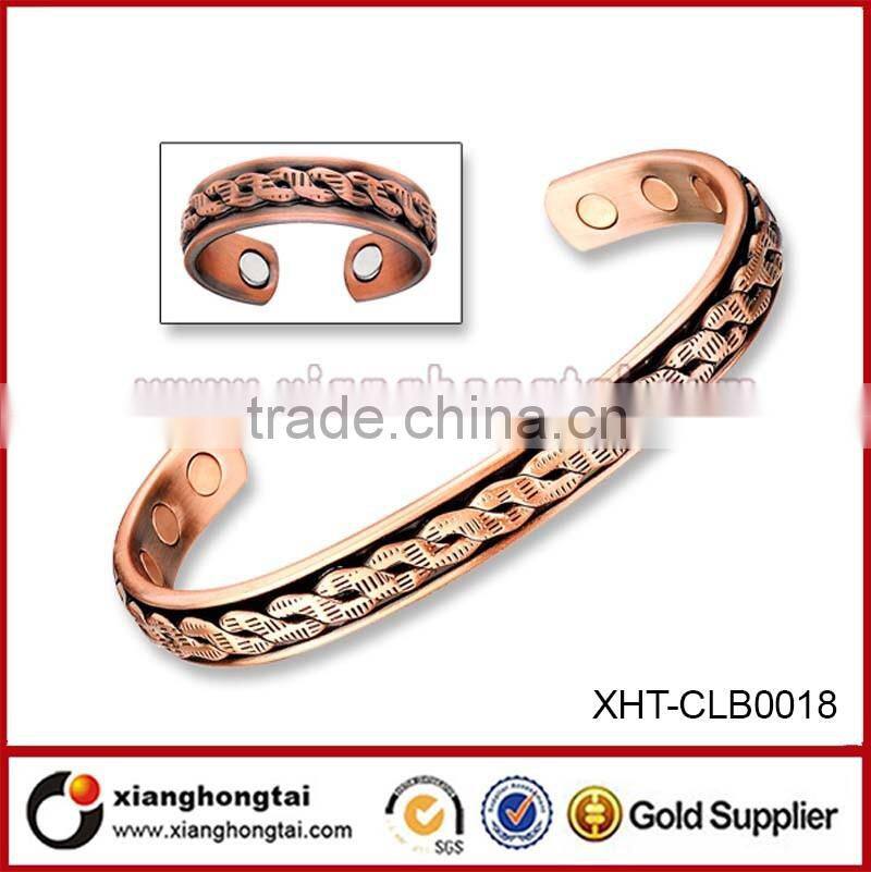 Wave copper magnetic bracelet Factory Price