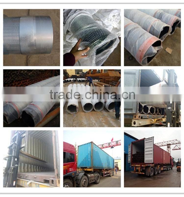 johnson v shaped wire welded stainless steel water well screens