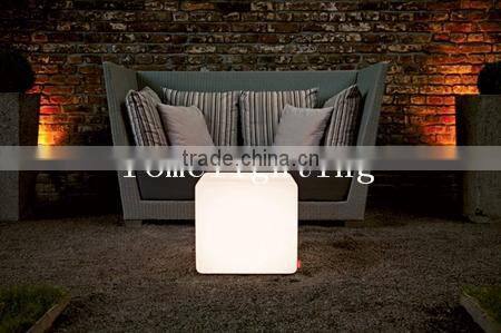 50CM Rome rotomolding light-emitting furniture wedding decoration bar led stool
