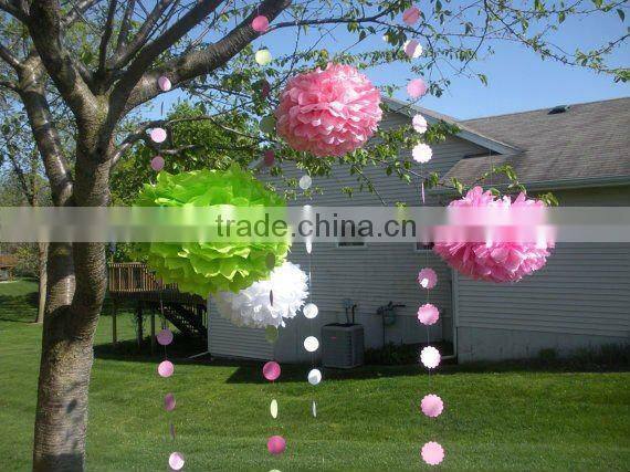 4" 6" 8" 10" 12"14" 16" 20" Tissue Paper Pompoms Pom Poms Balls Wedding Party Decor Purple tissue paper PomPom