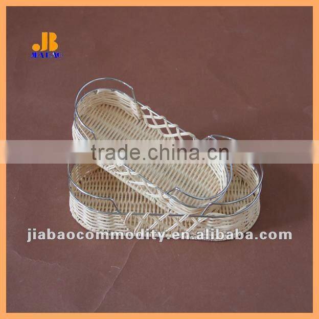 elegant wicker bread basket