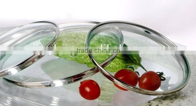 12cm-36cm fry pan G type glass lid/cookware pan cover