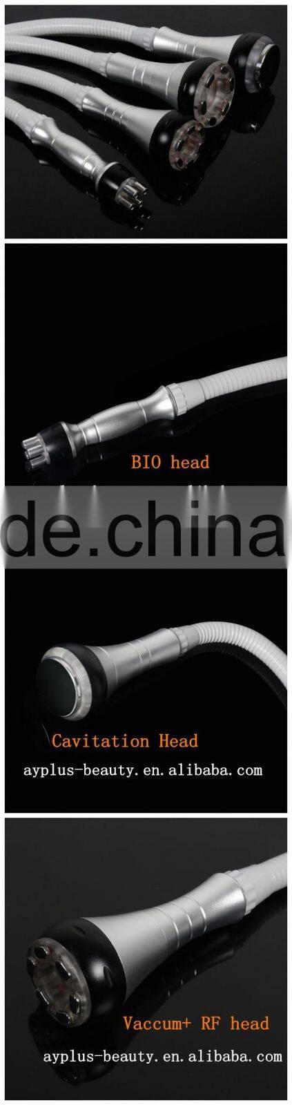 AYJ-3S06 Ultrasonic Cavitation Machine Vacuum RF Slimming/Restored beauty multipolar handpiece slimming machine