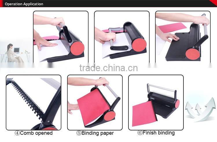 Paper punching and bindingsmall binding machine