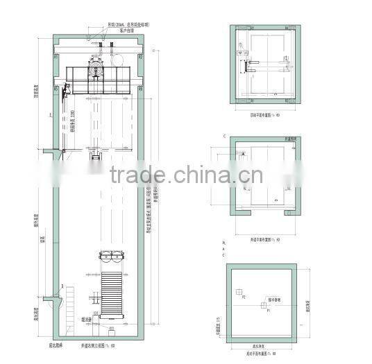 lead rail lift elevator