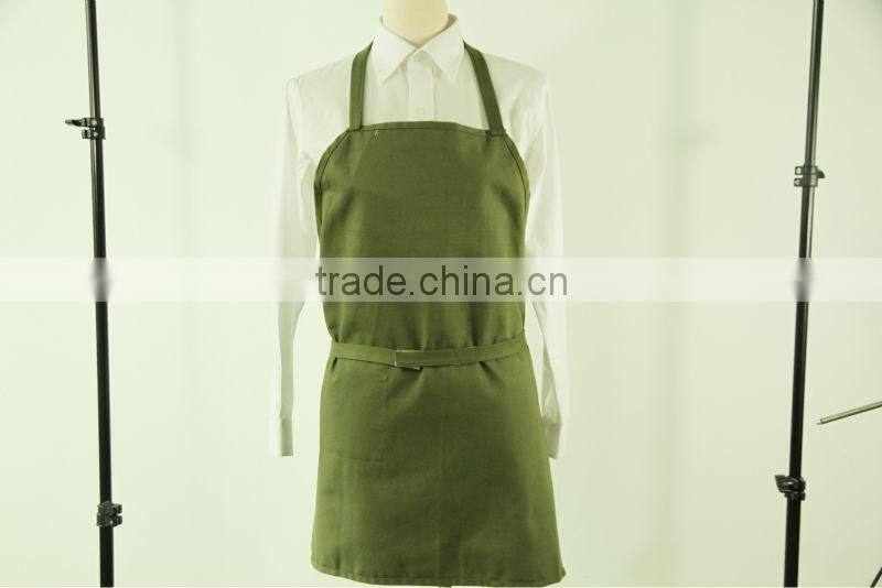 35%cotton 65%polyester striped made in China bib adult apron