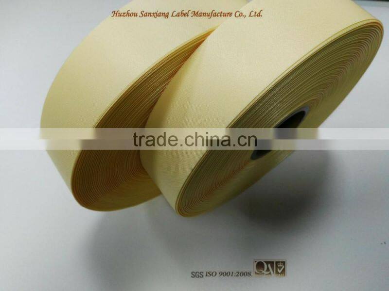 Wholesale colored satin ribbon for garment labels