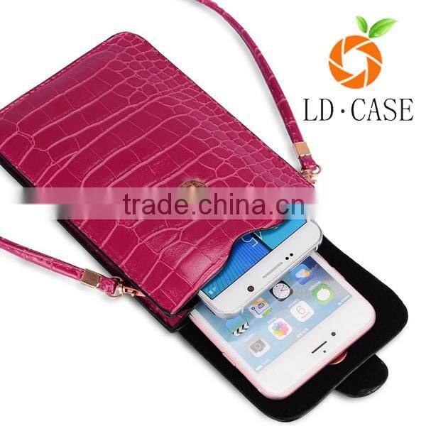 Women Money Clip Wallet Multifunctional Clutch Bag for Samsung S7