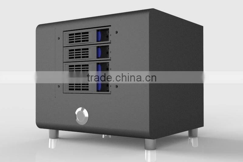 4u rack mount server chassis with sas backpanel