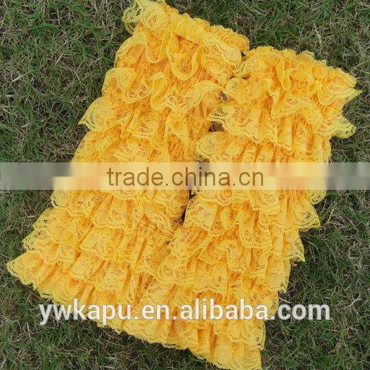Pretty style ruffled baby girl legwarmers for newborn